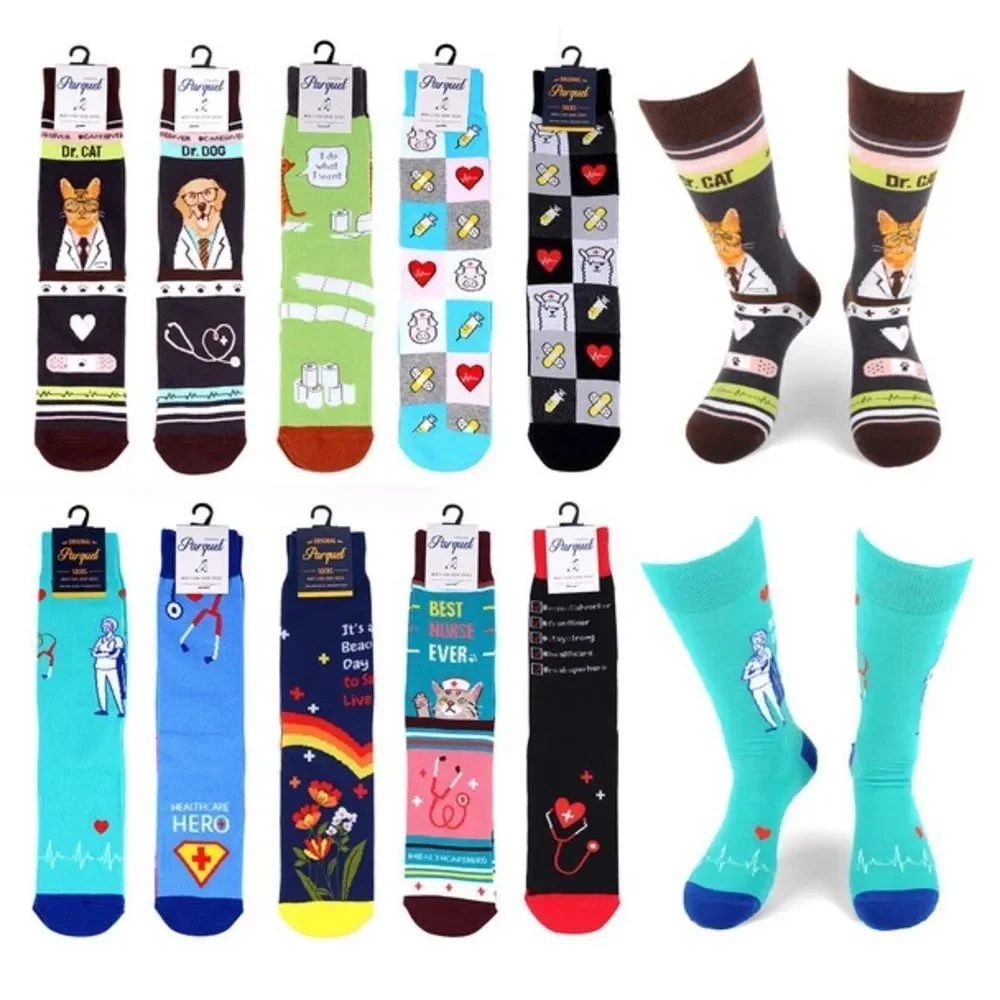 Men's Crew Socks -Health Worker Series- Hero- NWT